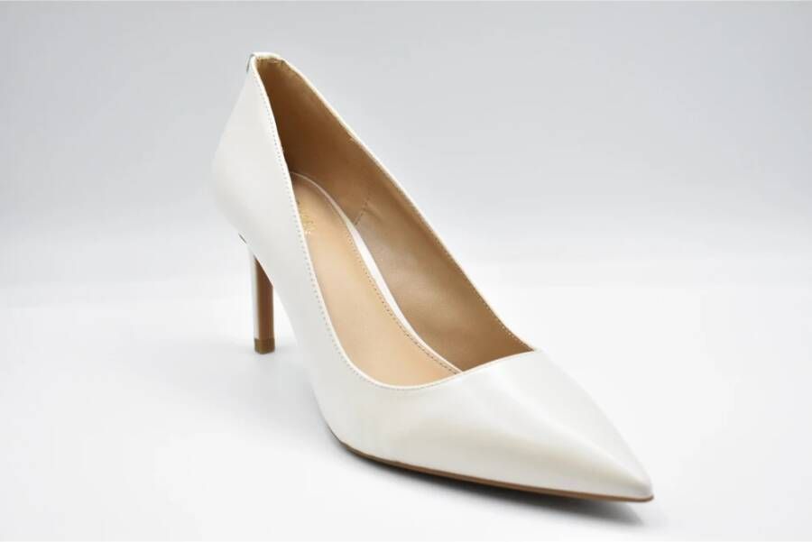 Michael Kors Alina Flex Lederen Pump Beige Dames