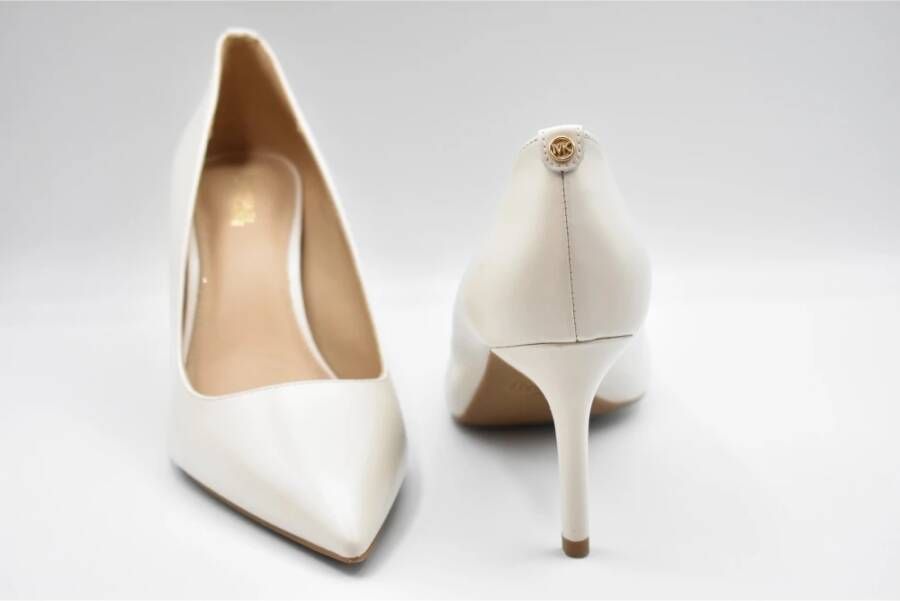 Michael Kors Alina Flex Lederen Pump Beige Dames