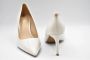 Michael Kors Alina Flex Lederen Pump Beige Dames - Thumbnail 3