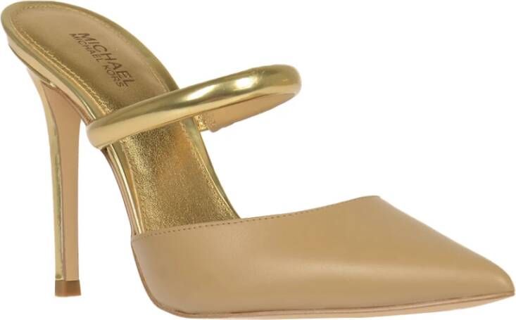 Michael Kors Muilezels met hakken Beige Dames