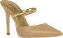 Michael Kors Jessa Leren Pump met Gouden Detail Bruin Dames - Thumbnail 10