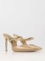 Michael Kors Jessa Leren Pump met Gouden Detail Bruin Dames - Thumbnail 11