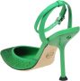 Michael Kors Pumps & high heels Imani Green Slingback Pump in groen - Thumbnail 8