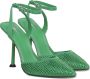 Michael Kors Groene Sandalen met Strass Hiel Green Dames - Thumbnail 4