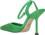 Michael Kors Imani Satin Slingbacks met Rhinestones Green Dames - Thumbnail 4