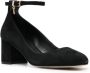 Michael Kors Perla Pump Zwart Suède Ronde Neus Gesp Sluiting Black Dames - Thumbnail 2