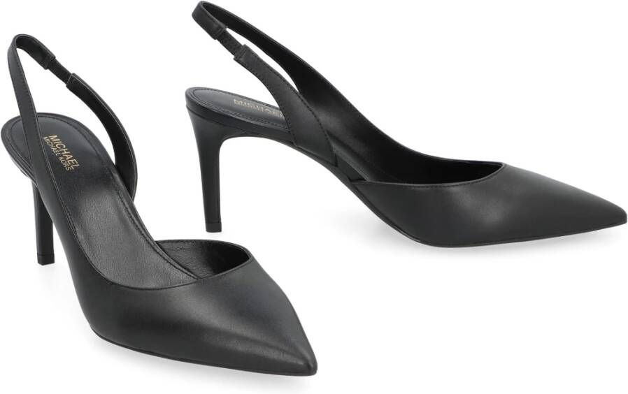 Michael Kors Elegante Decollete Hoge Hakken Schoenen Beige Dames