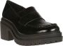 Michael Kors Hoge hakken Rocco Black Heeled Loafer in zwart - Thumbnail 3
