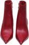 Michael Kors Rode leren enkellaars met spiegelhak Red Dames - Thumbnail 2