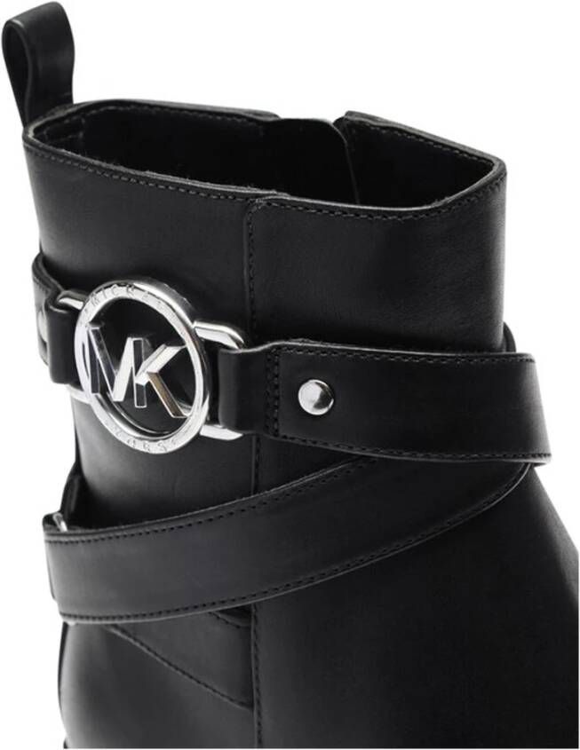 Michael Kors Platte Bootie voor modebewuste vrouwen Black Dames