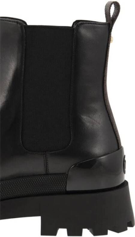 Michael Kors Rowan Chelsea boot van leer met logo
