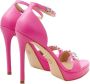 Michael Kors Roze Platform Sandaal met Logo Detail Pink Dames - Thumbnail 4