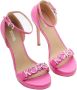 Michael Kors Roze Platform Sandaal met Logo Detail Pink Dames - Thumbnail 5
