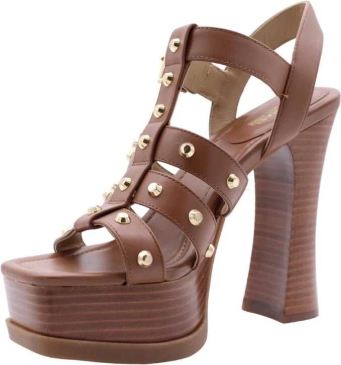 Michael Kors Sandalen met hoge hakken Bruin Dames