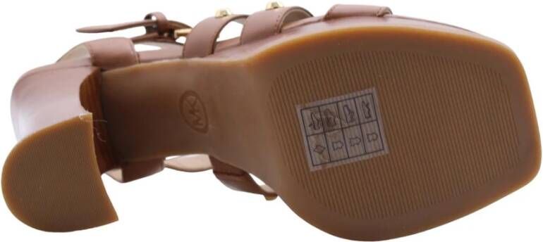 Michael Kors Sandalen met hoge hakken Bruin Dames