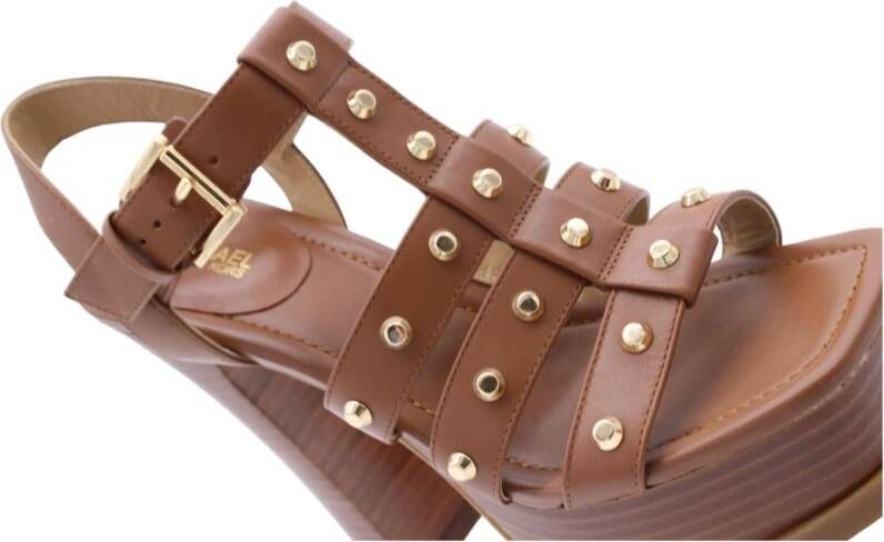 Michael Kors Sandalen met hoge hakken Bruin Dames