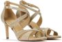 Michael Kors Gouden Gevlochten Enkelband Sandalen Yellow Dames - Thumbnail 7