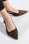 Michael Kors Hoge hakken Alora Mid Sling in luipaardprint - Thumbnail 3