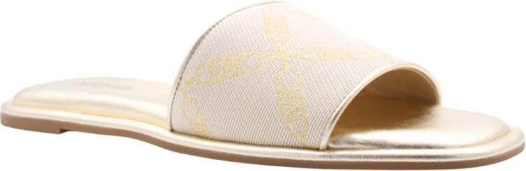 Michael Kors Sliders Beige Dames