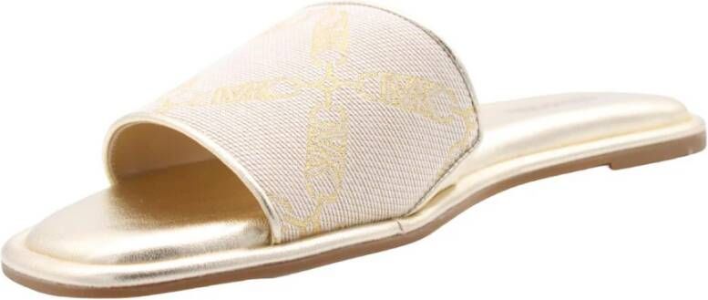 Michael Kors Sliders Beige Dames