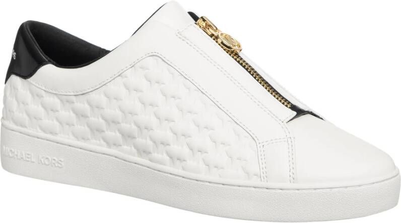 Michael Kors Keaton Sneaker met Rits White Dames