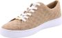 Michael Kors Keaton Lace Up Dames Sneakers Laag Camel - Thumbnail 2