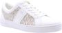 Michael Kors Beige Veterschoenen Sneakers Juno Stripe Beige Dames - Thumbnail 2