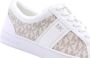 Michael Kors Beige Veterschoenen Sneakers Juno Stripe Beige Dames - Thumbnail 7