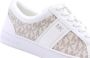 Michael Kors Juno Stripe dames sneaker Beige wit - Thumbnail 8