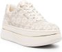 Michael Kors Hayes Empire Signature Logo Platform Sneaker Beige Dames - Thumbnail 7