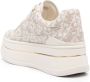 Michael Kors Hayes Empire Signature Logo Platform Sneaker Beige Dames - Thumbnail 8