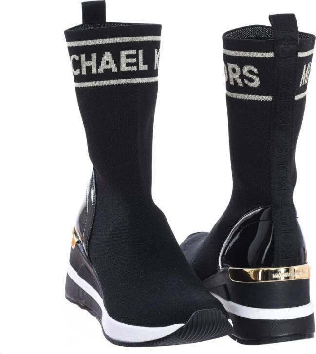 Michael Kors Hooggesneden Skyler Sok Sneaker Black Dames