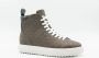 Michael Kors Grove Leren High Top Sneaker Brown Dames - Thumbnail 2