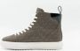 Michael Kors Grove Leren High Top Sneaker Brown Dames - Thumbnail 4