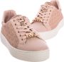 Michael Kors Ronde Canvas Sneakers met Merkprint Pink Dames - Thumbnail 2