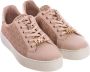 Michael Kors Ronde Canvas Sneakers met Merkprint Pink Dames - Thumbnail 3
