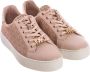 Michael Kors Ronde Canvas Sneakers met Merkprint Pink Dames - Thumbnail 3