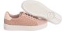 Michael Kors Ronde Canvas Sneakers met Merkprint Pink Dames - Thumbnail 4
