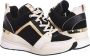 Michael Kors Sneakers met onzichtbare sleehak en merkprint Multicolor Dames - Thumbnail 4