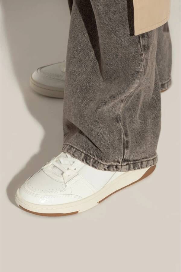 Michael Kors Rebel Lederen Sneaker White Dames