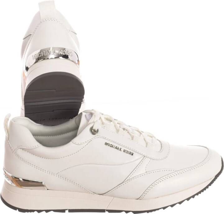 Michael Kors Rode Ronde Neus Sneakers White Dames