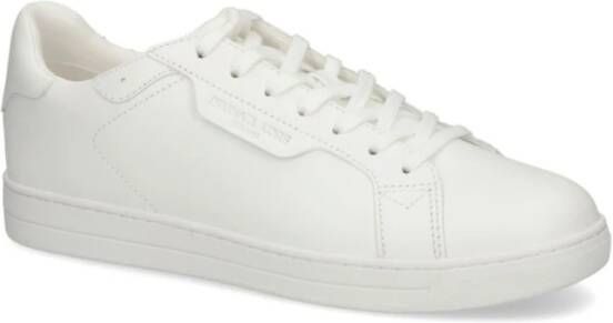 Michael Kors Witte leren sneakers White Heren