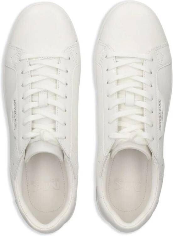 Michael Kors Witte leren sneakers White Heren