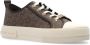 Michael Kors Evy Empire Logo Print Low-Top Sneakers Brown Dames - Thumbnail 4