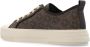 Michael Kors Evy Empire Logo Print Low-Top Sneakers Brown Dames - Thumbnail 5