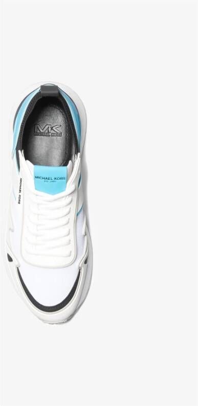 Michael Kors Stijlvolle Blauw en Wit Sneakers Multicolor Heren