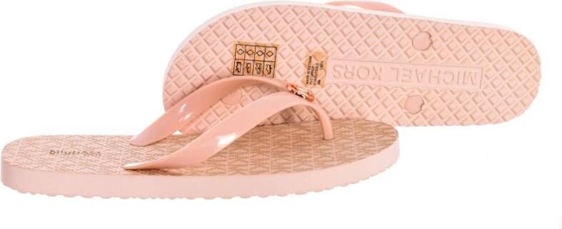 Michael Kors Stijlvolle open teen rubberen sandalen