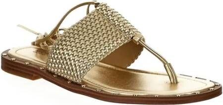 Michael Kors Stijlvolle Sandalen voor de Zomer Yellow Dames