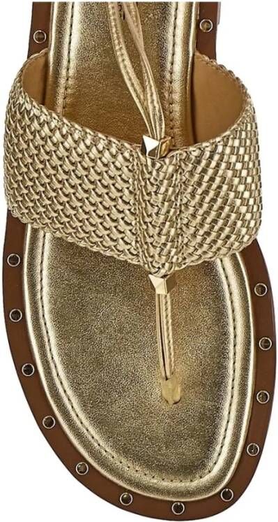 Michael Kors Stijlvolle Sandalen voor de Zomer Yellow Dames