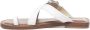 Michael Kors Ashton Leather Flat Sandal White Dames - Thumbnail 7